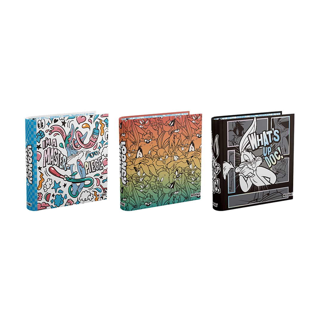  CARPETA ESCOLAR MOOVING 3X40 LOONEY  TUNES
