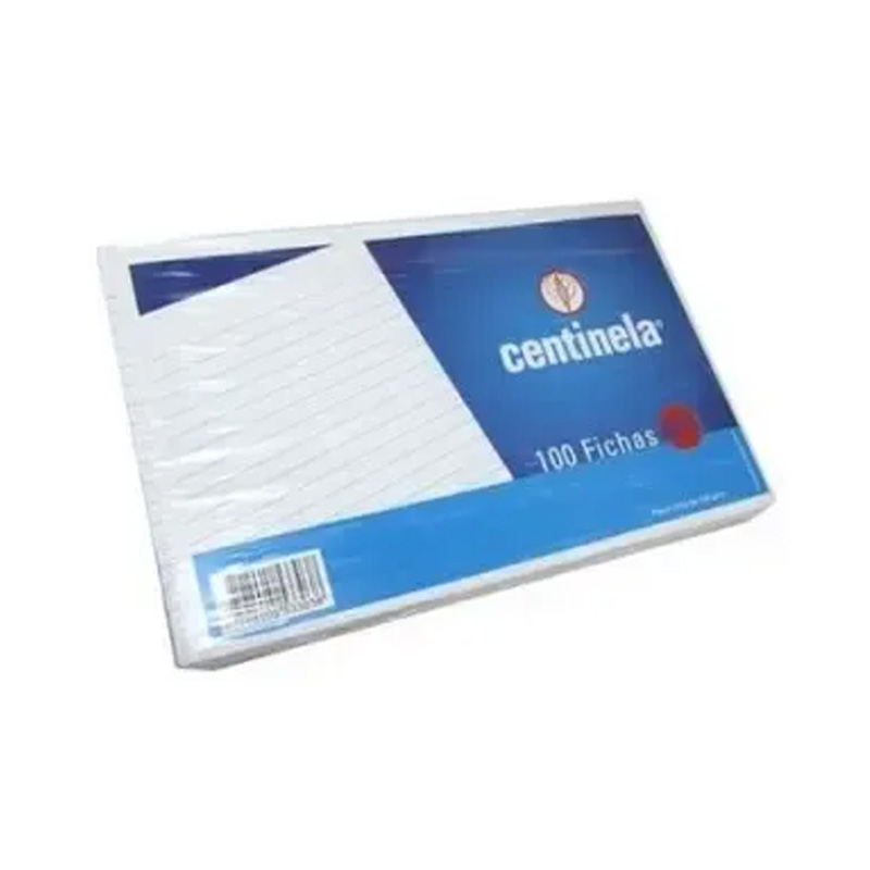  FICHA CENTINELA N3 100 HOJAS RAYADO