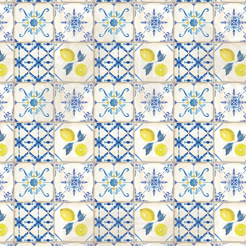  PAPEL AFICHE MURESCO FANTASIA 70X100  X10H MOSAICO LIMON