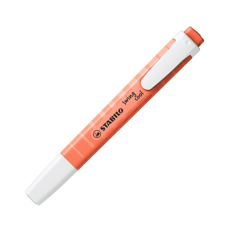 RESALTADOR FINO STABILO SWING COOL X10;
PASTEL CORAL MELOSO