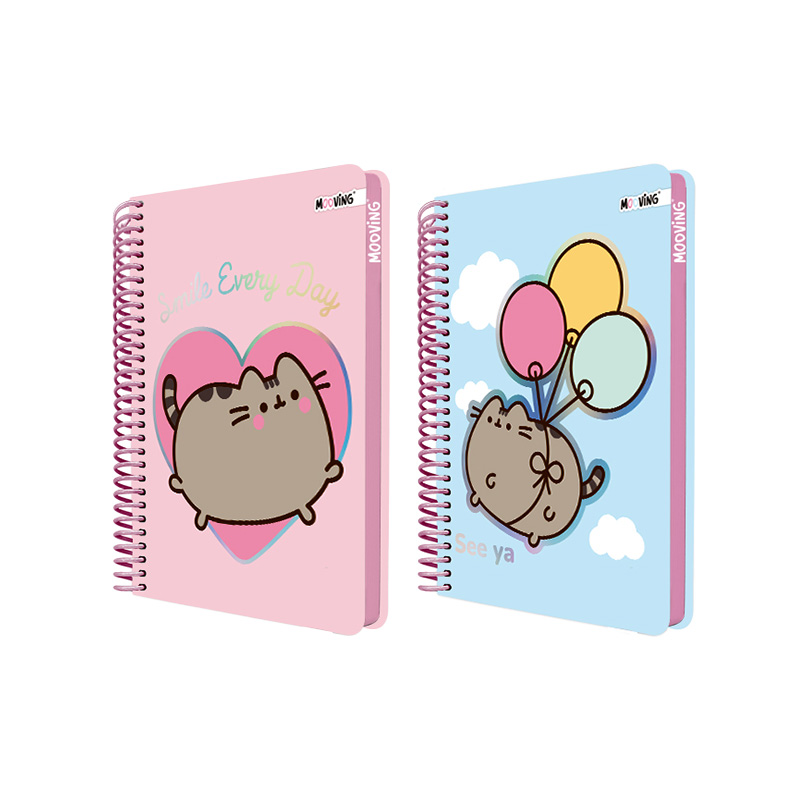  CUADERNO MOOVING PREMIUM POCKET PUSHEEN 96 HOJAS RAYADO