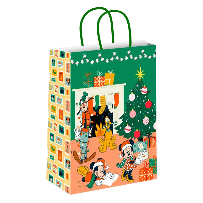  BOLSA PAPEL FANTASIA BRANDPACK 22X10X30 X25 DISNEY POSTALES