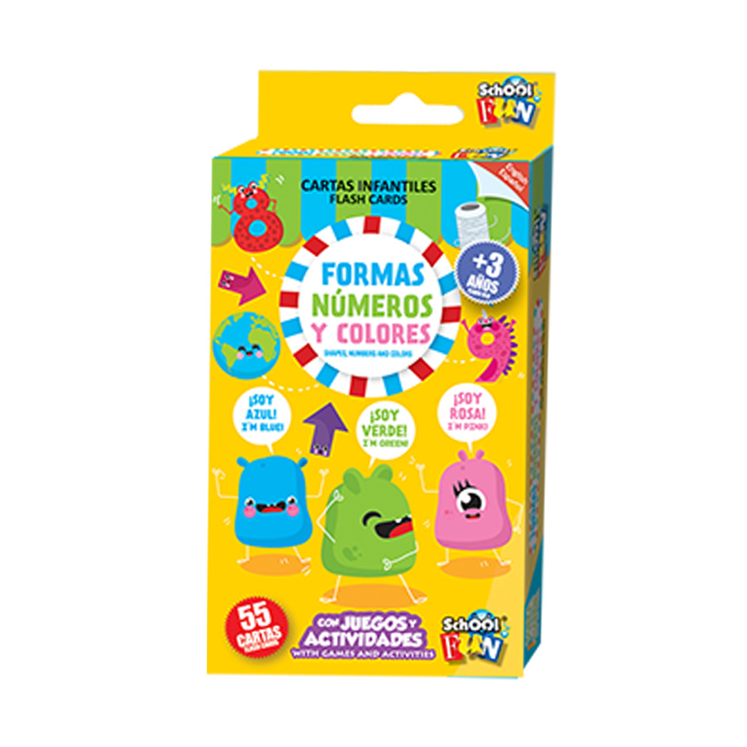  CARTAS EDUCATIVAS PLOW FORMAS, NUMEROS Y  COLORES