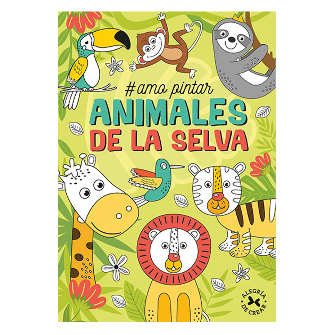  LIBRO LO QUE CREES CREAS INFANTIL  ANIMALES DE LA SELVA