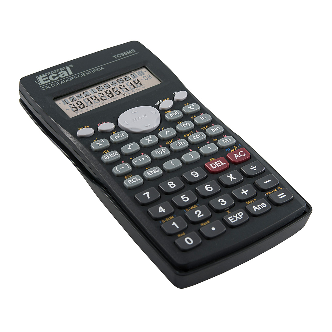  CALCULADORA LAMA ECAL CIENTIFICA + 2  PILAS BONIFICADAS TC95MS