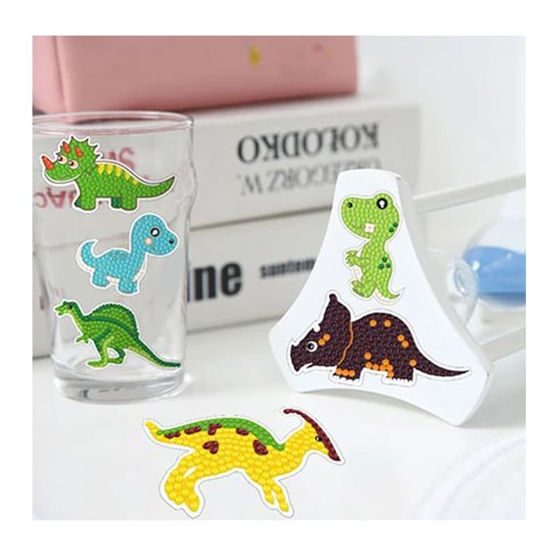  DIAMOND PAINTING STICKERS 10X15 DINOS