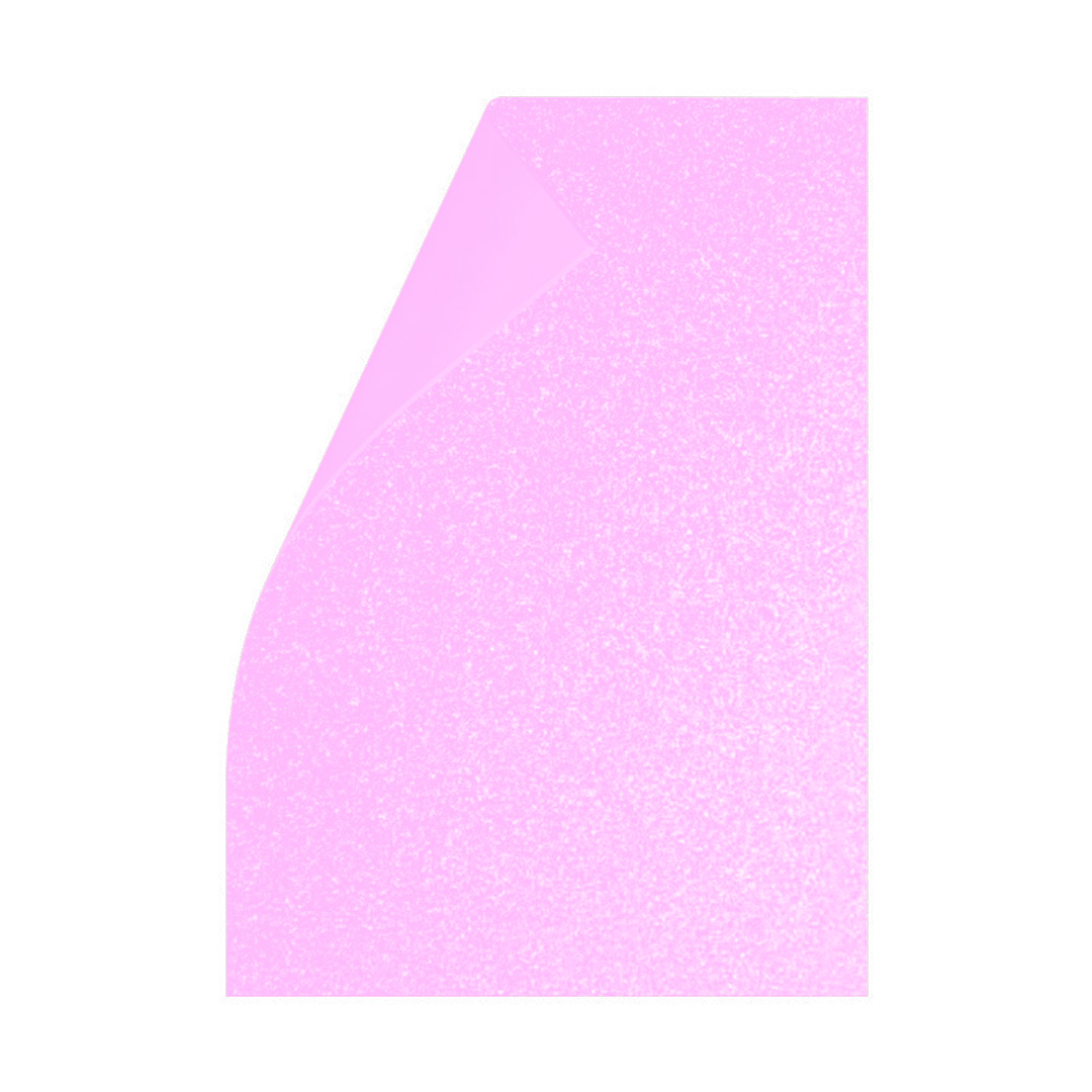  GOMA EVA BRILLO ASB ADHESIVA A4 X10  PASTEL ROSA