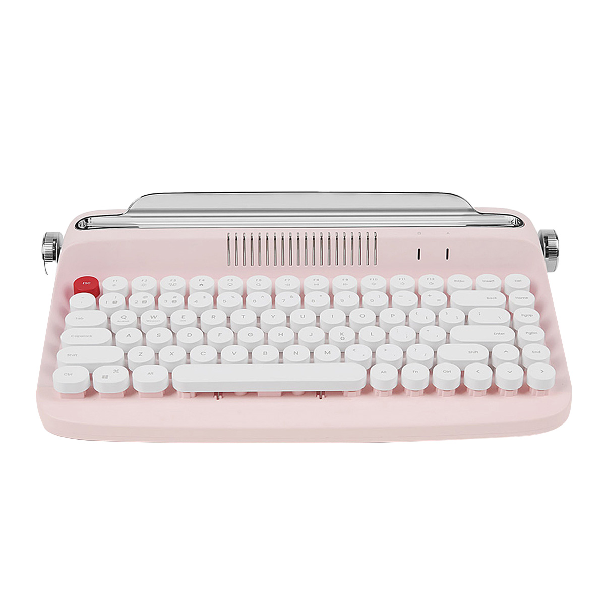  TECLADO IBICRAFT VINTAGE BLUETOOTH ROSA PASTEL