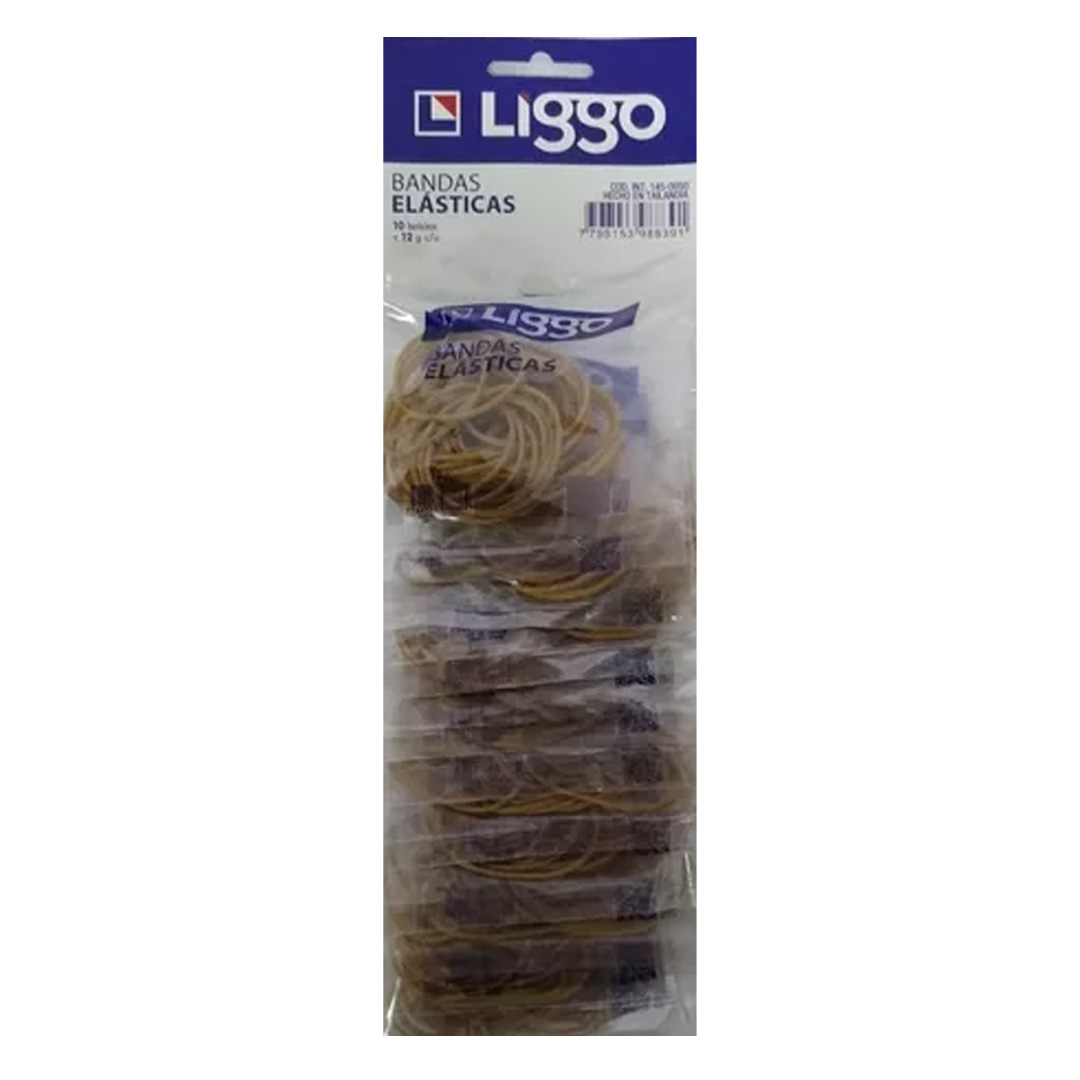  BANDA ELASTICA LIGGO 38MM 12GR TIRA X10