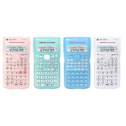  CALCULADORA SKYCOLOR FC-82MS 115X80MM240 FUNCIONES 10+2 DIG COLORES SURTIDOS