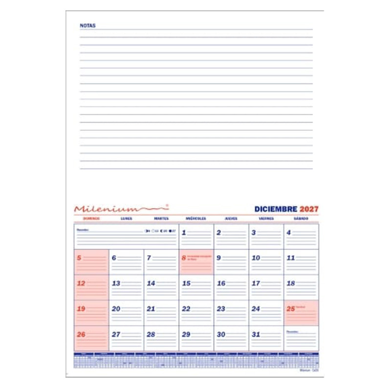  CALENDARIO MENSUAL CRISWAL CAL35 23X32.5  X10
