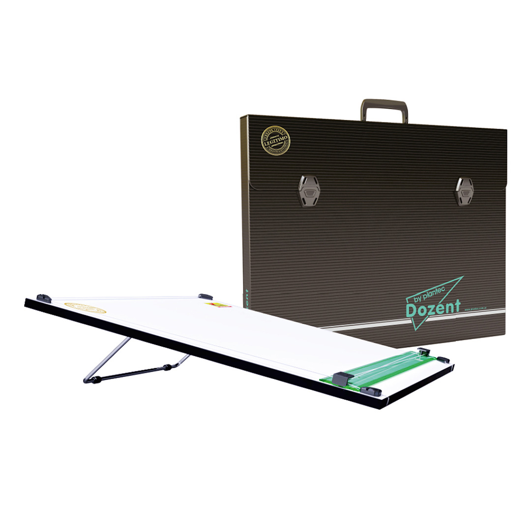  SET TABLERO DOZENT 40X50 CON PARALELA,;
ATRIL P 2 POSICIONES Y MALETIN