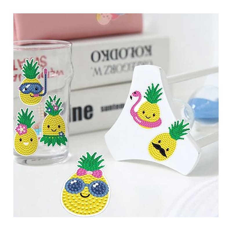  DIAMOND PAINTING STICKERS 10X15 PIÑA