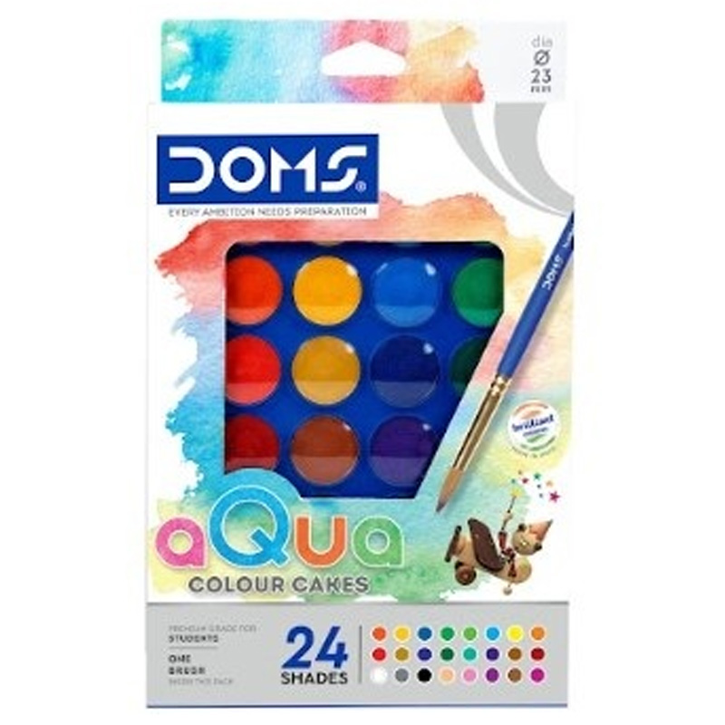  ACUARELA DOMS 23MM X 24 COLORES