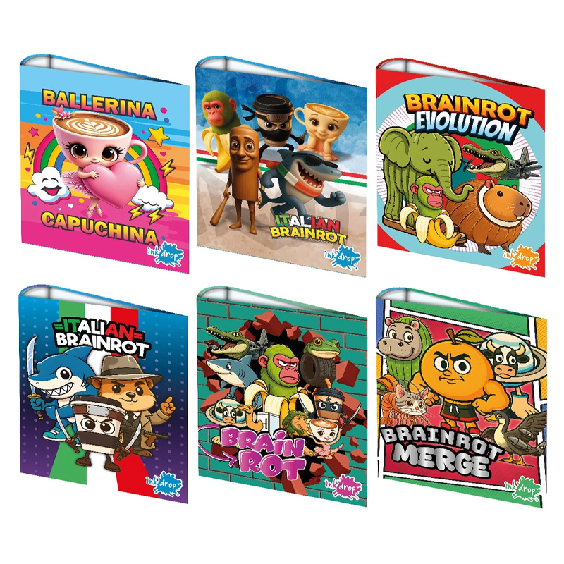  CARPETA ESCOLAR INKDROP 3X40 BRAINROT I II
