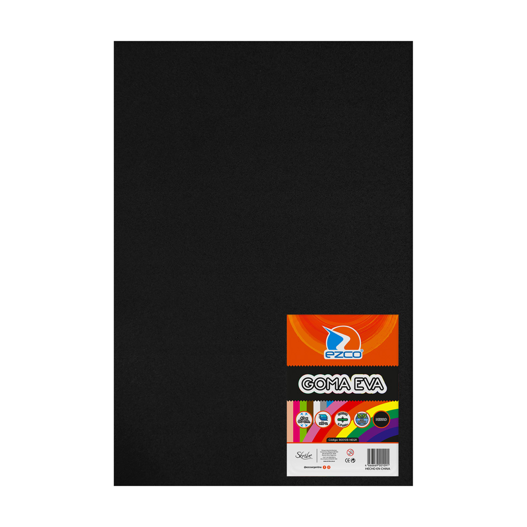  GOMA EVA EZCO 40X60 X10 NEGRA 1.7MM