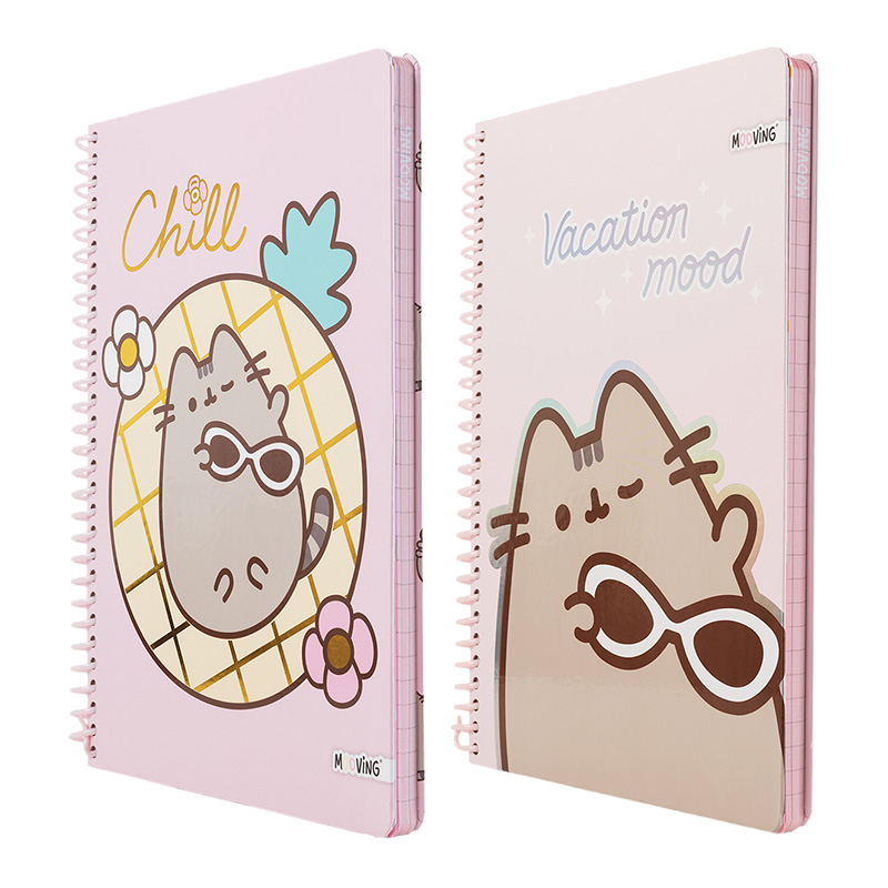  CUADERNO MOOVING PREMIUM CARTA PUSHEEN;
96 HOJAS RAYADO