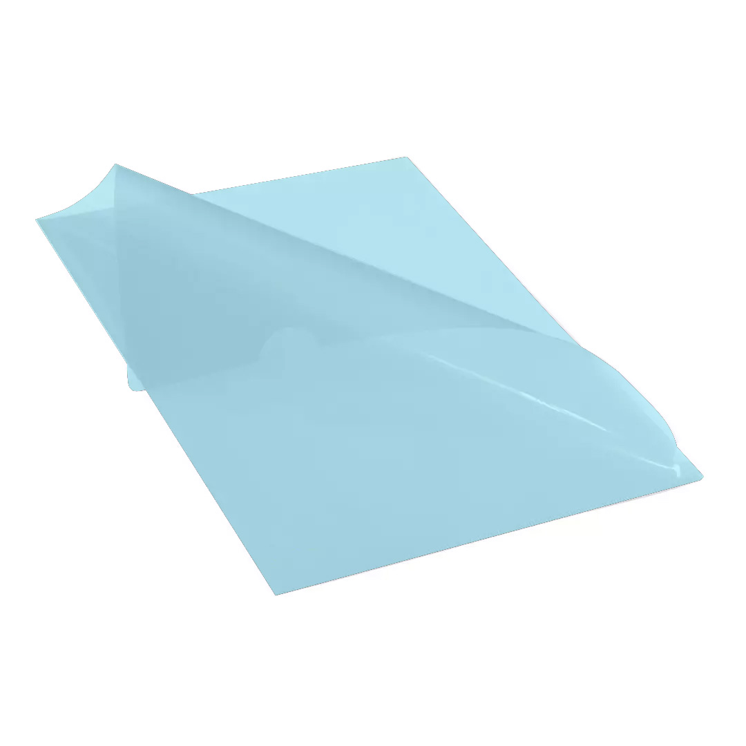  CARPETA EN L AVIOS OFICIO X12 PASTEL  CELESTE
