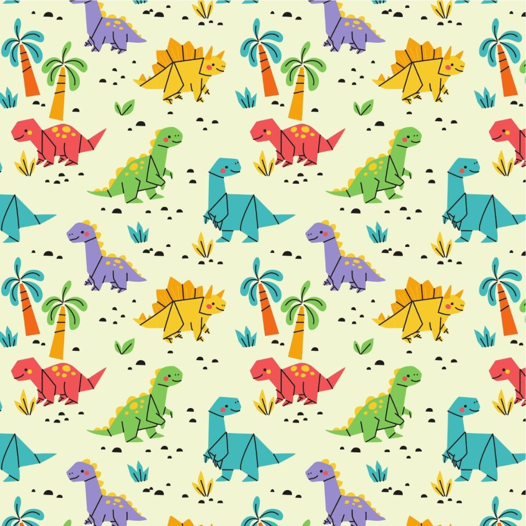  PAPEL AFICHE MURESCO FANTASIA 70X100  X10H DINO ORIGAMI