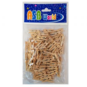  BROCHE ASB MADERA NATURAL 2.5CM X100