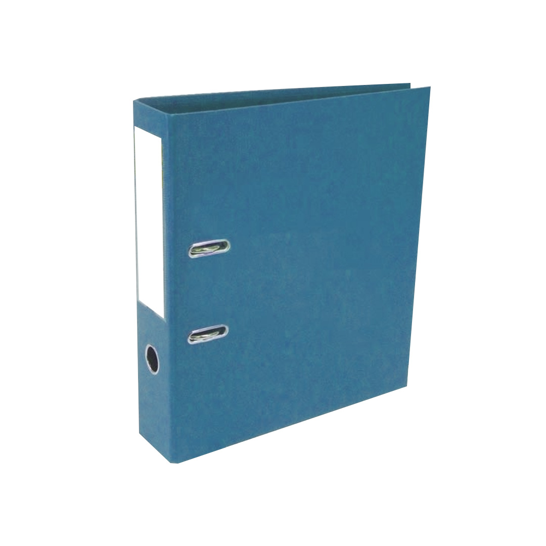  BIBLIORATO OFICIO THE PEL PLASTICO  PALANCA ALTA AZUL