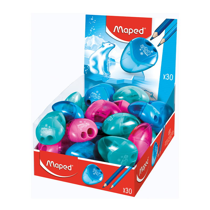  SACAPUNTAS MAPED IGLOO 2 ORIFICIOS  DISPLAY X30