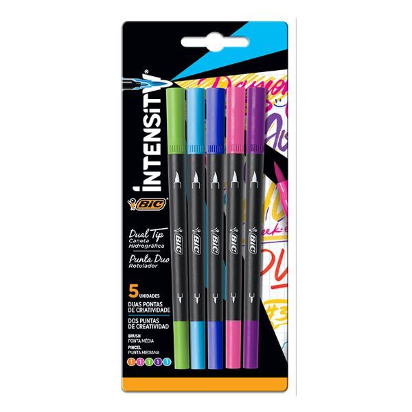  MARCADOR BIC INTENSITY DOBLE PUNTA X5FASHION
