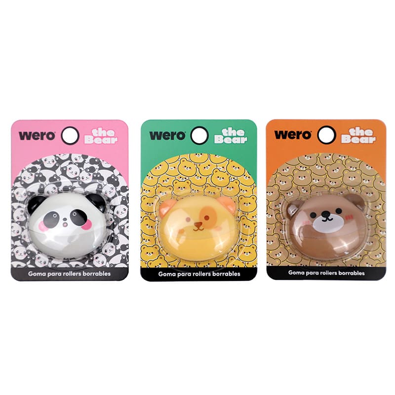  GOMA WERO PARA ROLLER BORRABLE DISPLAYX24 BEARS