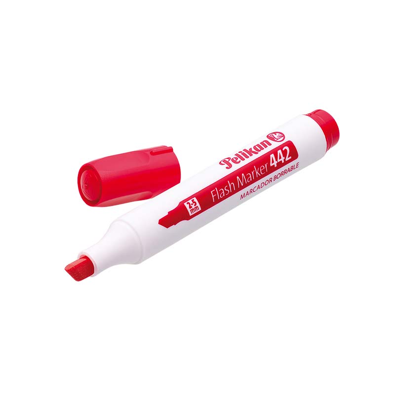  MARCADOR PIZARRA PELIKAN FLASH 442 ROJO X10