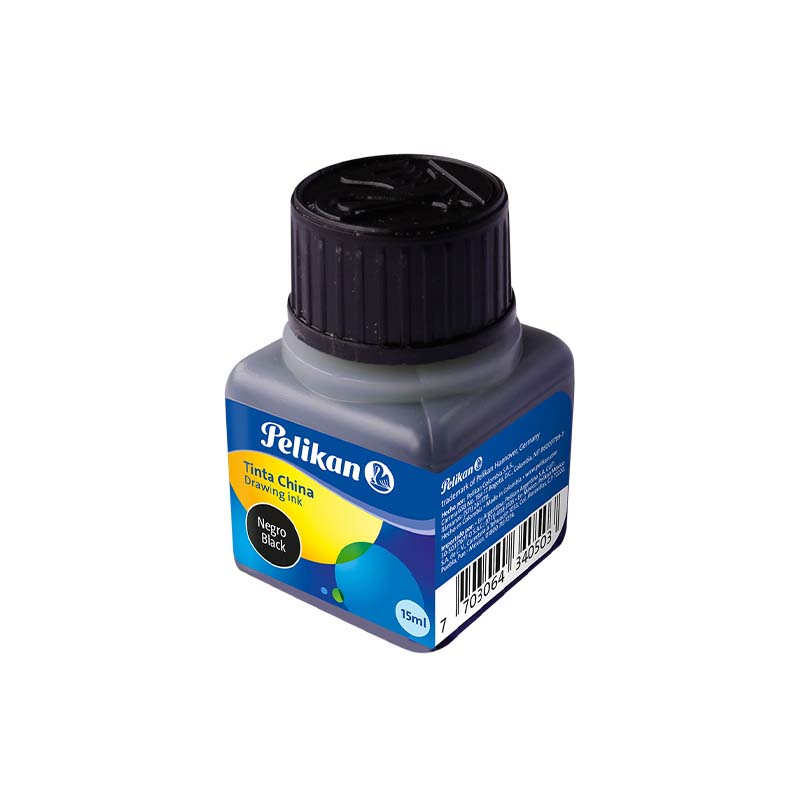  TINTA CHINA PELIKAN 15CC NEGRA