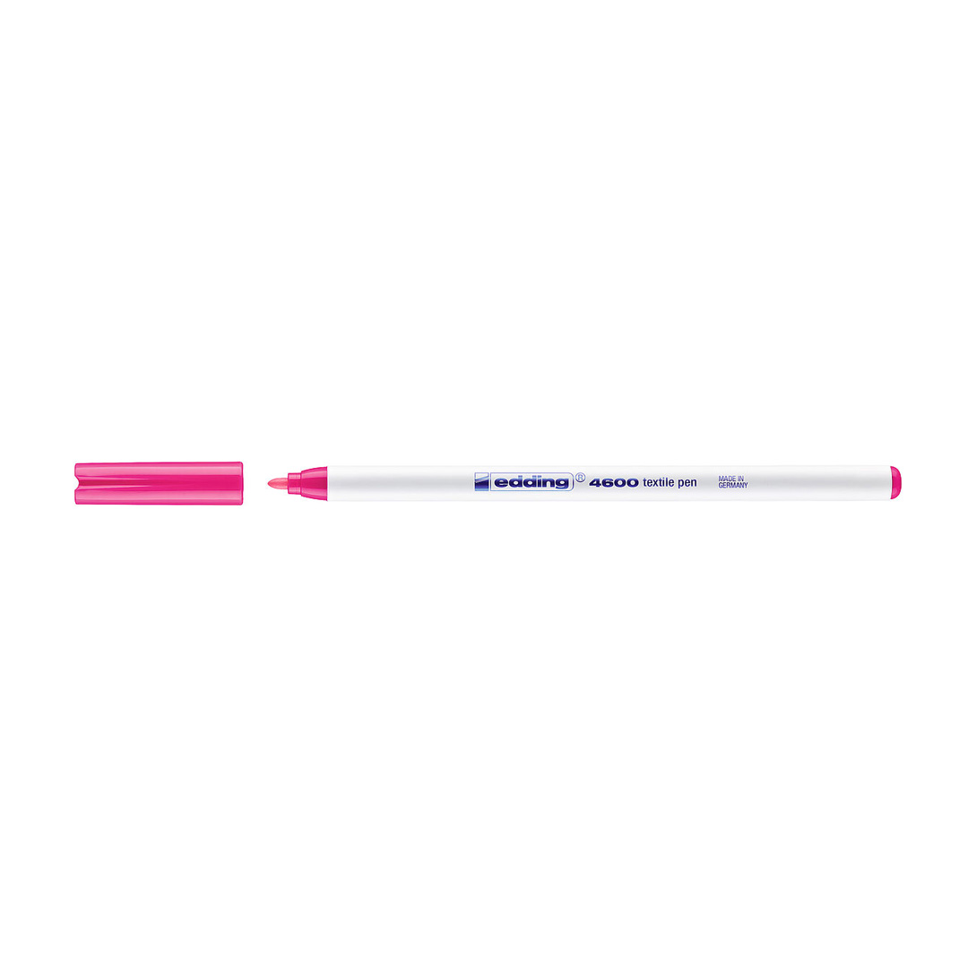  MARCADOR PARA TELA EDDING PUNTA FINA E-;
4600 X1 ROSA FLUO