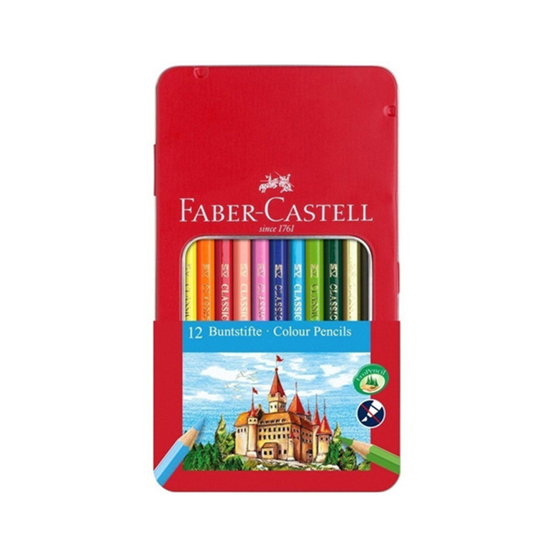  LAPIZ COLOR FABER ECOLAPIZ LATA X12  NUEVO