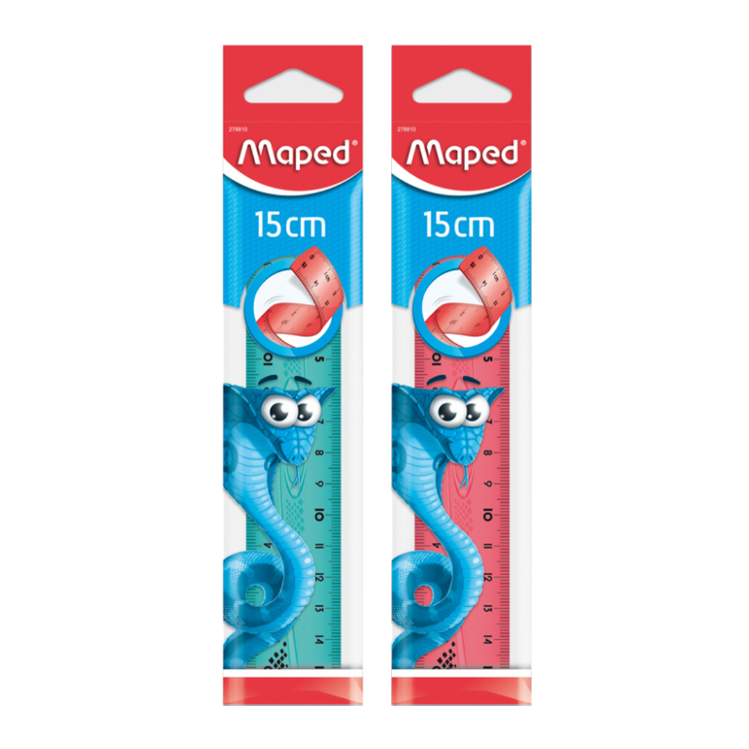  REGLA 15CM MAPED TWIST Y PULSE FLOW PACK  X1