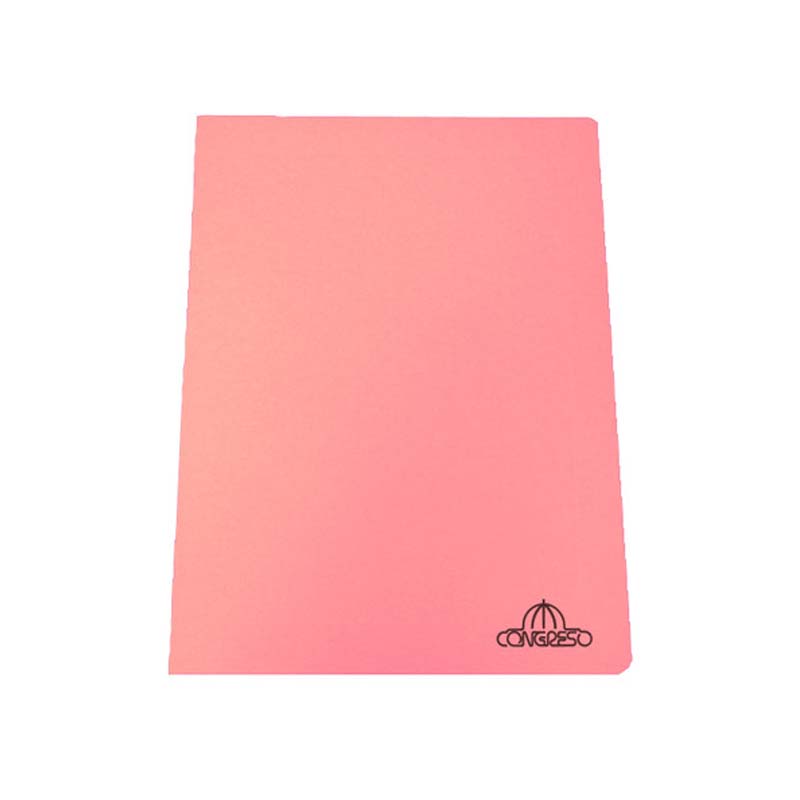  CARPETA CARATULA CONGRESO OFICIO    240GR ROSA X100