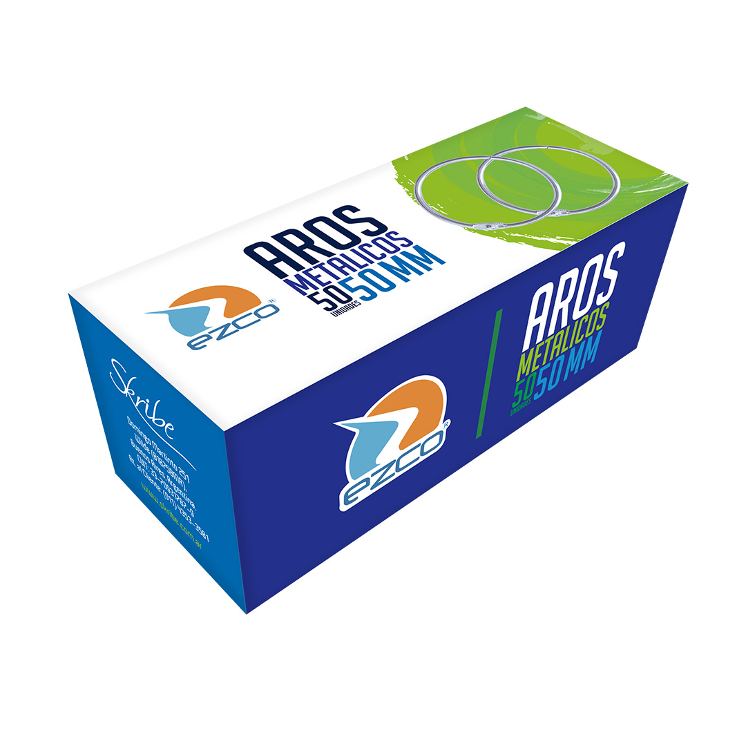  AROS PARA CARPETA EZCO 50MM X50