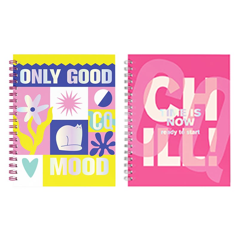  CUADERNO MOOVING 16X21 TAPA DURA ESPIRAL  80H RAYADO COMO QUIERES