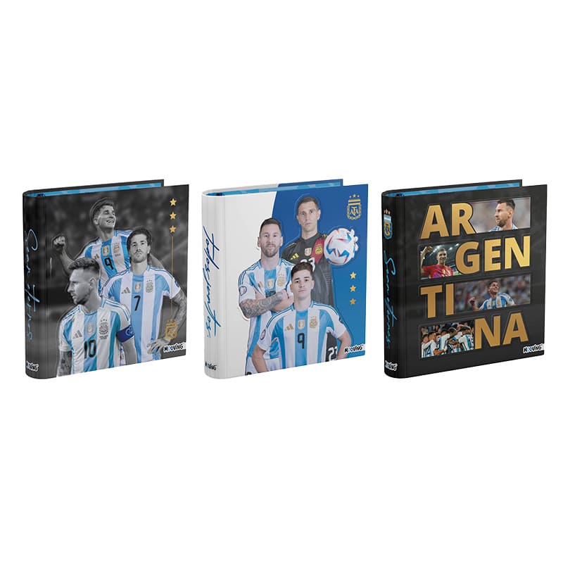  CARPETA ESCOLAR MOOVING 3X40 AFA  SELECCION