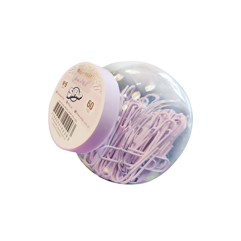  CLIPS FORRADO SIFAP 6 X60 UNIDADES  PASTEL FRASCO