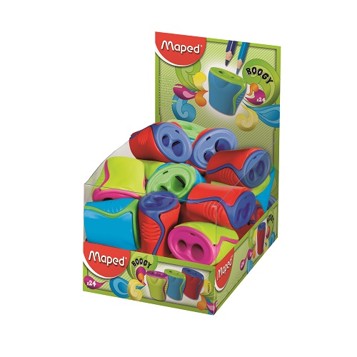  SACAPUNTAS MAPED BOOGY 2 ORIFICIOS CON;
RESERVA DISPLAY X24