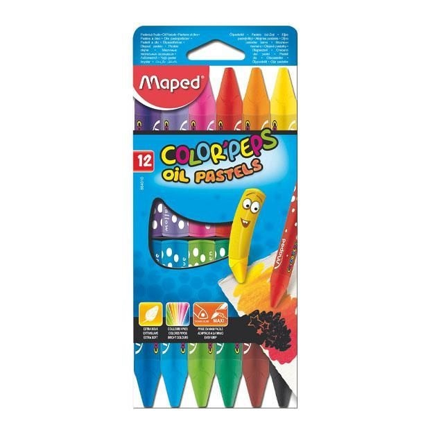  CRAYON MAPED AL OLEO X12 COLORES