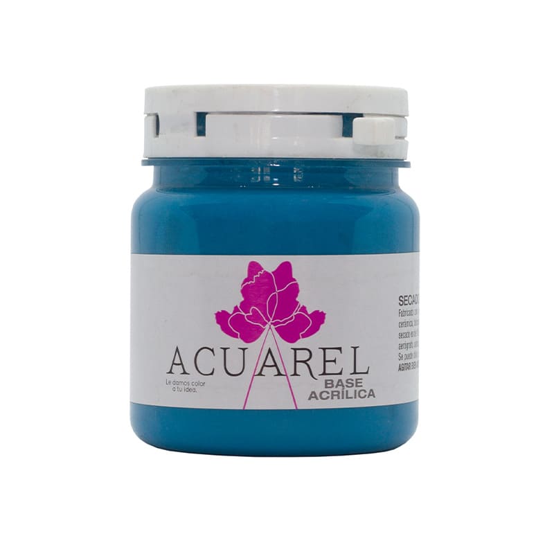  BASE ACRILICA ACUAREL 200CC TURQUESA  CLARO