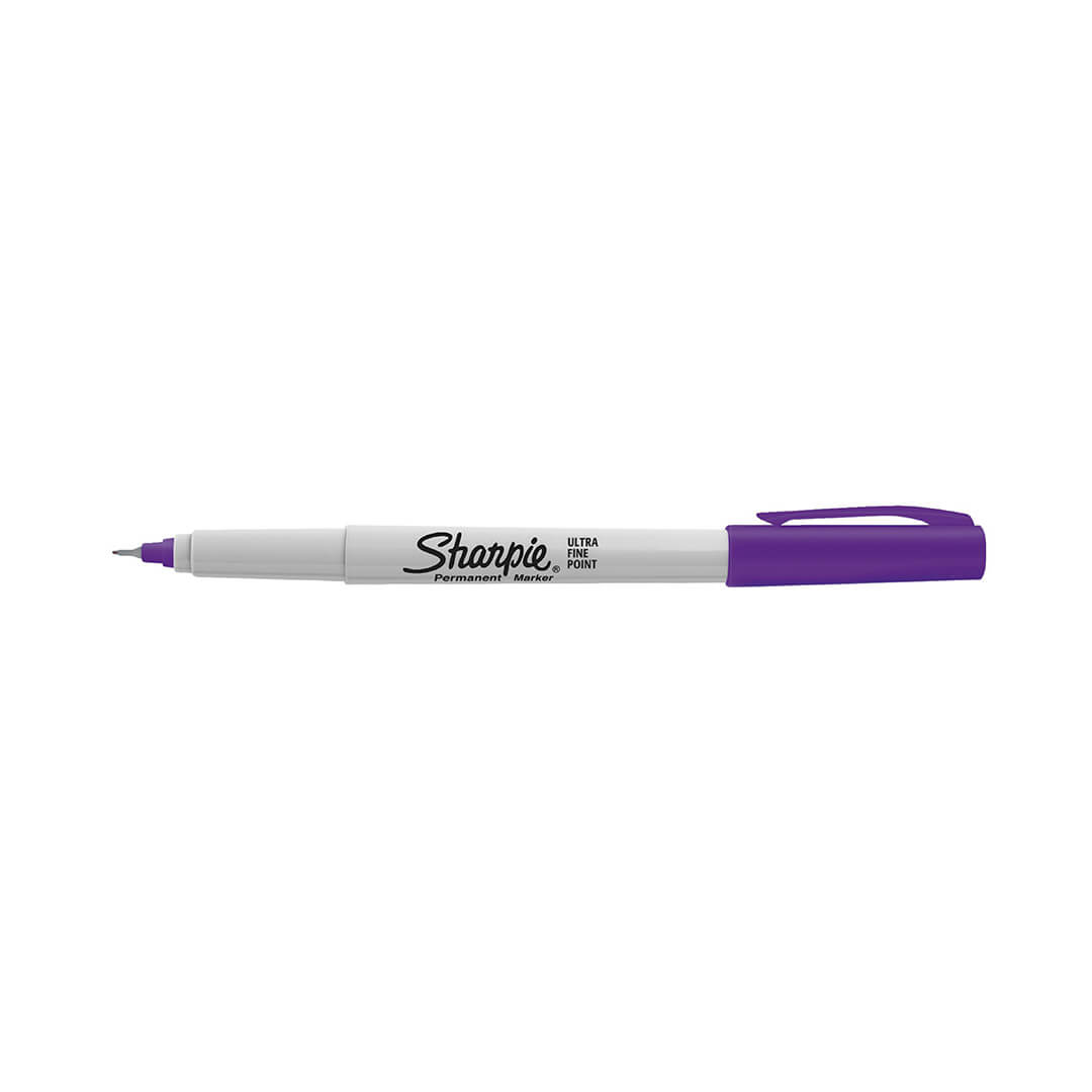  MARCADOR PERMANENTE SHARPIE ULTRA FINO;
VIOLETA X12