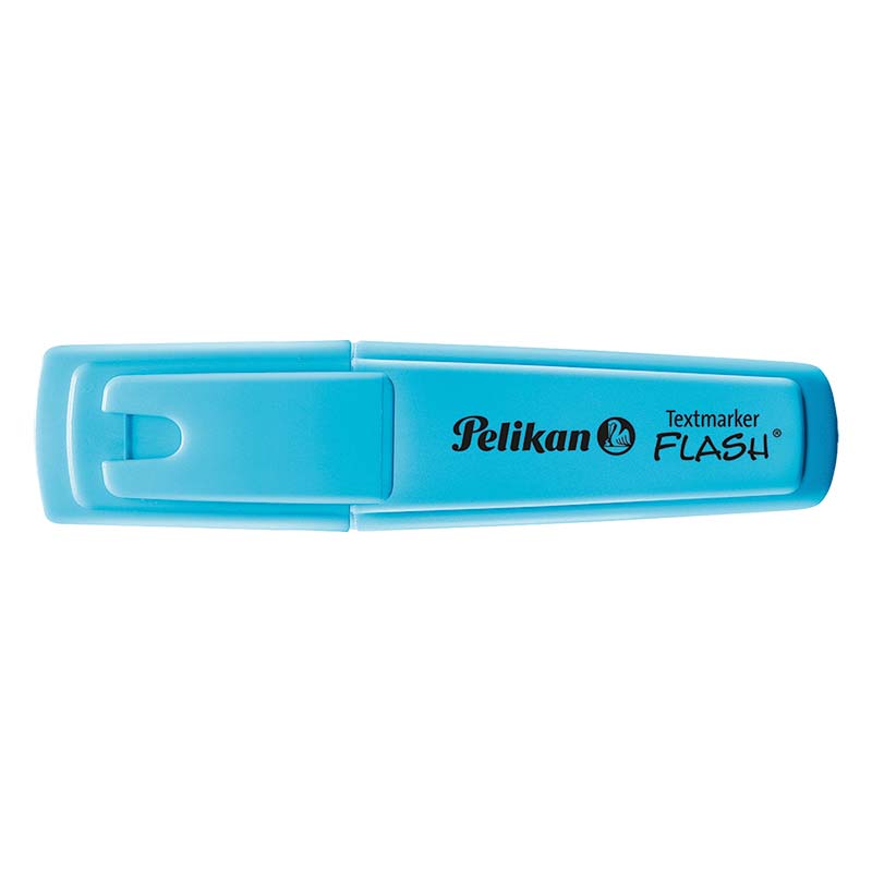  RESALTADOR CHATO PELIKAN X10 FLUO  CELESTE