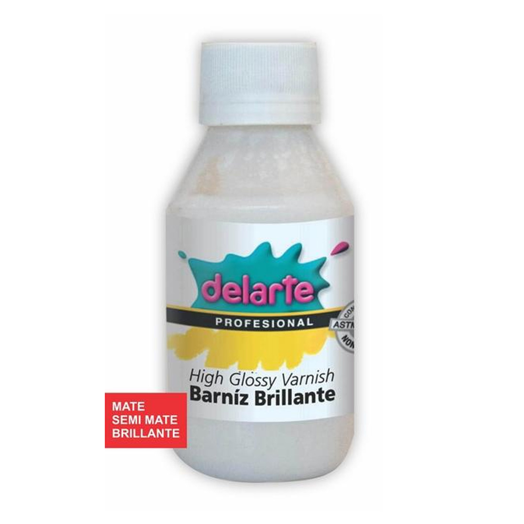  BARNIZ BRILLANTE DELARTE 125ML X6