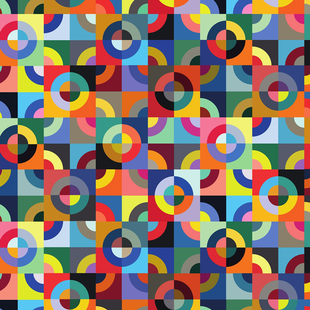  PAPEL AFICHE MURESCO FANTASI 70X100 X10H  CIRCULO MULTICOLOR