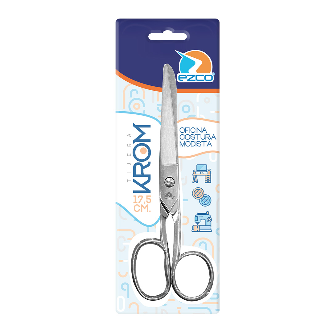  TIJERA EZCO 17,5 CM KROM