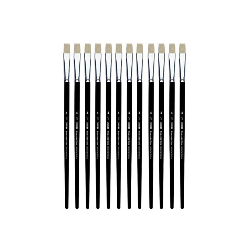  PINCEL ESCOLAR PAGODA S-255F N5 CHATO X 12