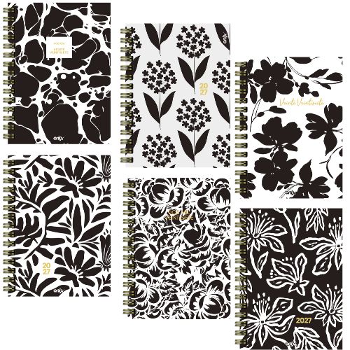 AGENDA ONIX 10X15 N6 ESPIRAL DIA POR  PAGINA MINIMAL