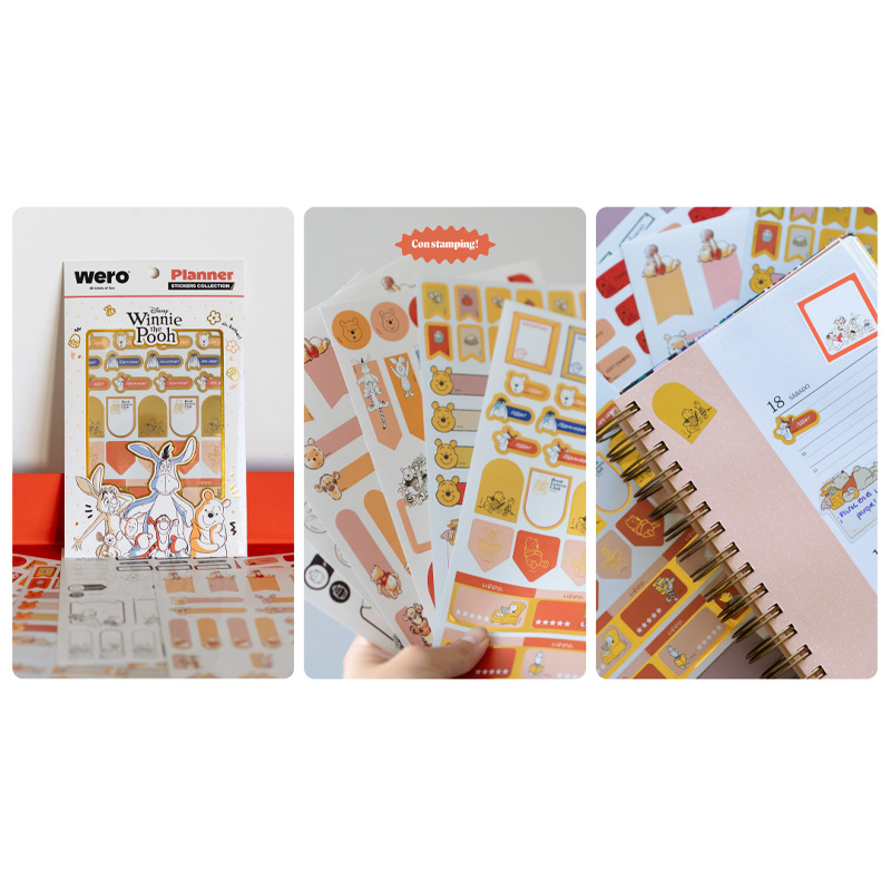  STICKERS PLANNER WERO WINNIE POOH