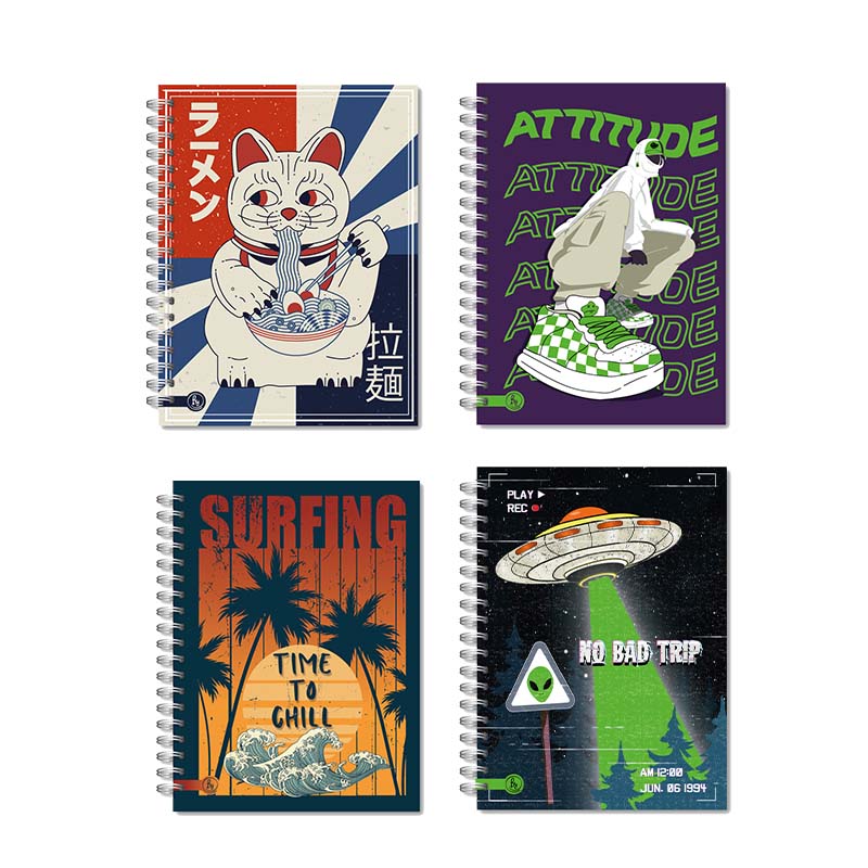  CUADERNO REYSA 20X28 TAPA DURA BIG UOMO TEEN 100 HOJAS RAYADO SURT